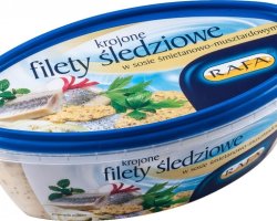 FILETY ŚLEDZIOWE W SOSIE ŚMIETANOWO - MUSZTARDOWYM 270G